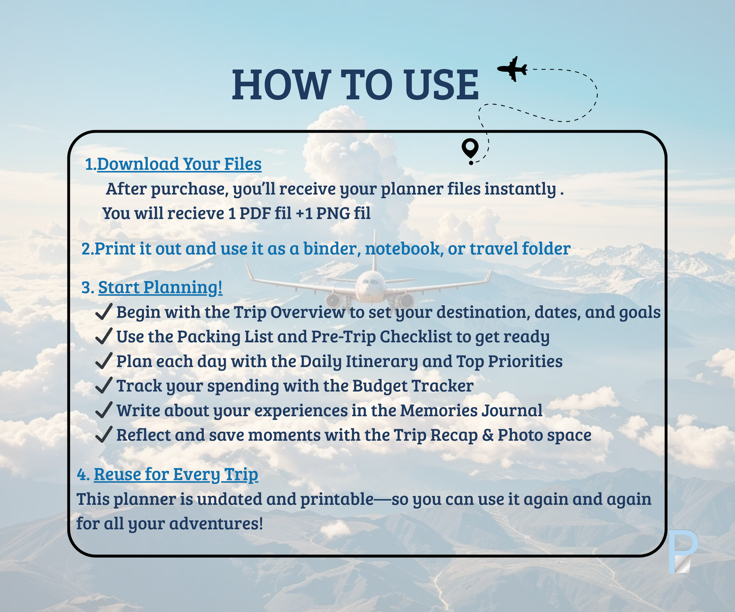 Travel Planner - Plandory