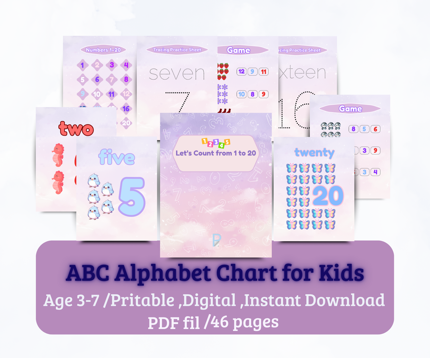 Numbers chart - Plandory