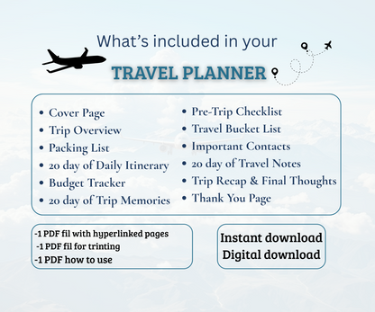 Travel Planner - Plandory