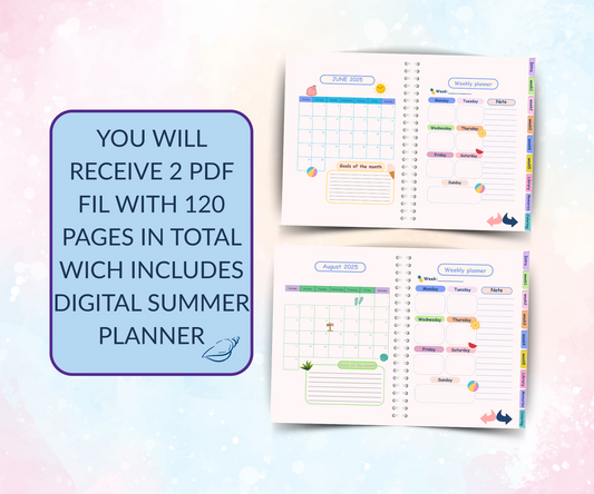 Ipad kids Summer Planner - Plandory