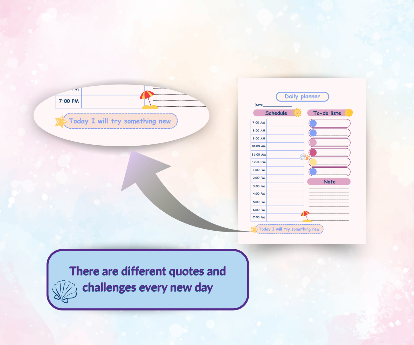 Kids Summer Planner -Plandory