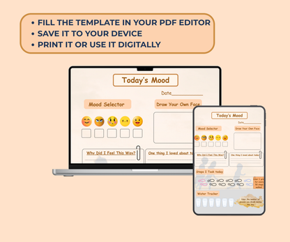Kids Mood Tracker - Plandory