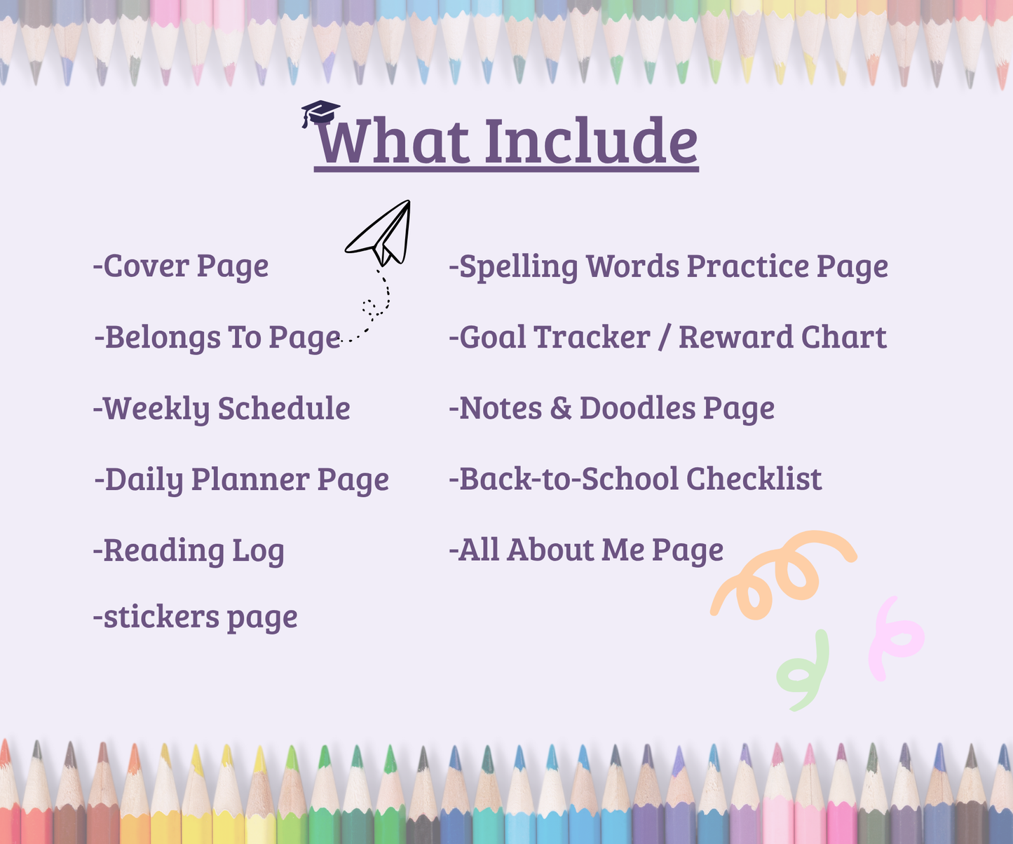 Back to School planner- Plandory