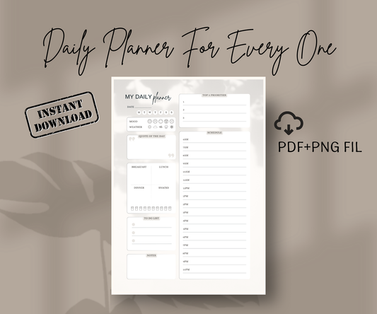 daily planner- Plandory