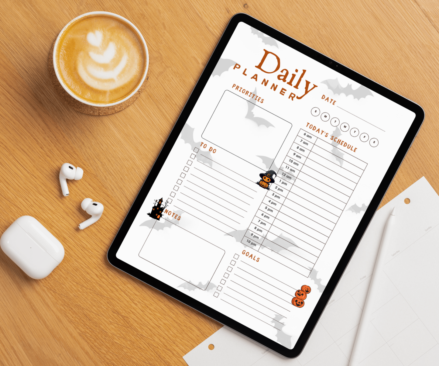 Halloween Daily Planner –Plandory