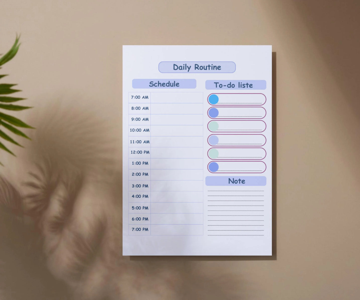 Daily Routine for Kids - Plandory