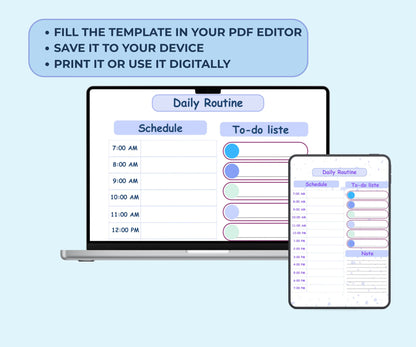 Daily Routine for Kids - Plandory