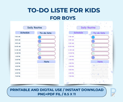 Daily Routine for Kids - Plandory